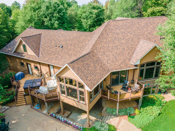 Illustrative roofing work